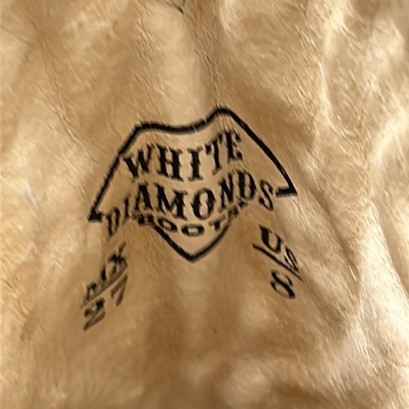 Cowboy White Diamonds Leather Boots For Men - Picture 4 of 6